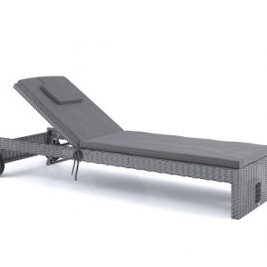 LEŻAK OGRODOWY JULIA Szary JUL-L-RG