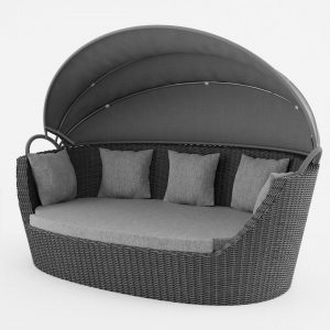 SOFA OGRODOWA POR Szara POR-SOF-RG